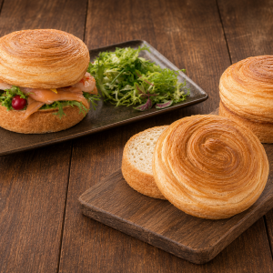 Croissant Bun βουτύρου κομμένο 10cm